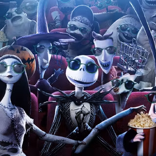 The Nightmare Before Christmas collage wallpaper