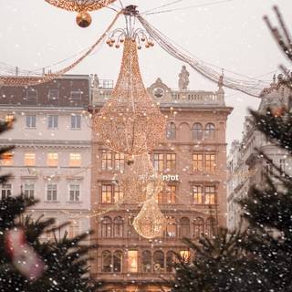 Christmas Vienna wallpaper