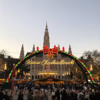 Christmas Vienna wallpaper