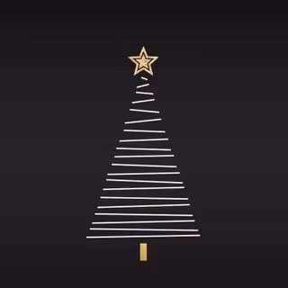 Dark Christmas iPhone wallpaper