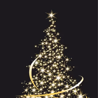 Dark Christmas iPhone wallpaper