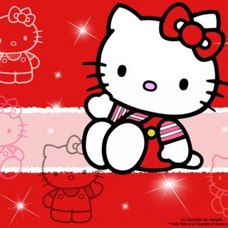 Christmas Sanrio desktop wallpaper