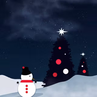 Dark Christmas iPhone wallpaper