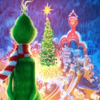 Christmas Grinch laptop wallpaper