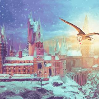 Harry Potter Christmas desktop wallpaper