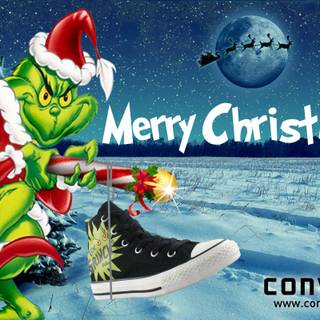 Christmas Grinch laptop wallpaper