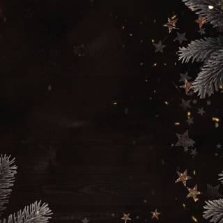 Dark Christmas iPhone wallpaper