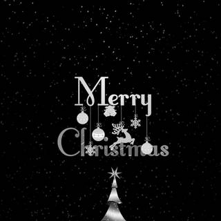Dark Christmas iPhone wallpaper