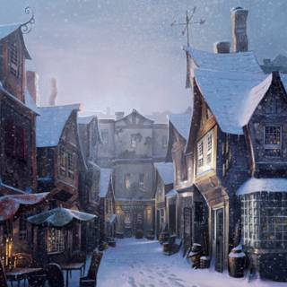Harry Potter Christmas desktop wallpaper