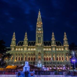 Christmas Vienna wallpaper