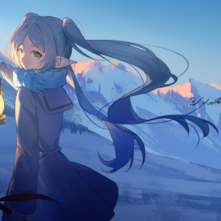 Winter cartoon PC wallpaper
