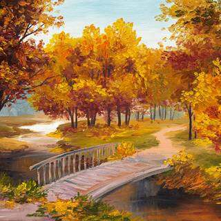 Autumn art PC wallpaper