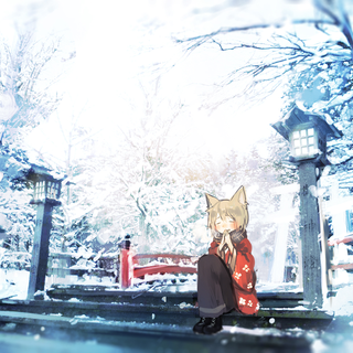 Winter cartoon PC wallpaper
