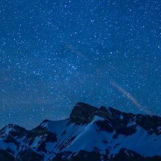 Dark winter sky night wallpaper