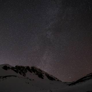 Dark winter sky night wallpaper