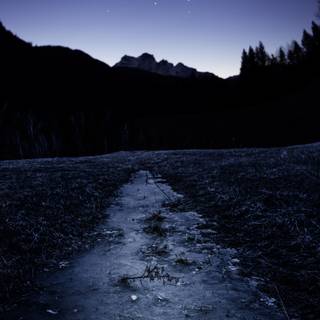 Dark winter sky night wallpaper