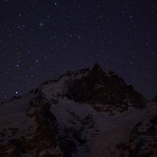 Dark winter sky night wallpaper