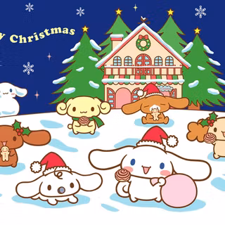 Sanrio Christmas wallpaper