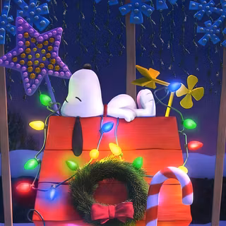 Peanuts Christmas iPhone wallpaper