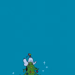 Peanuts Christmas iPhone wallpaper