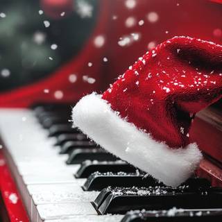 Piano Christmas wallpaper