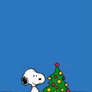 Peanuts Christmas iPhone wallpaper