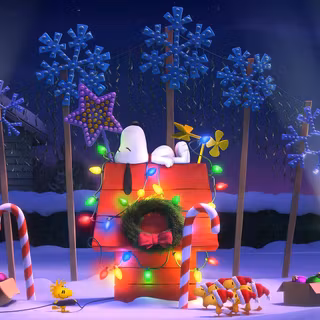 Snoopy Christmas PC wallpaper