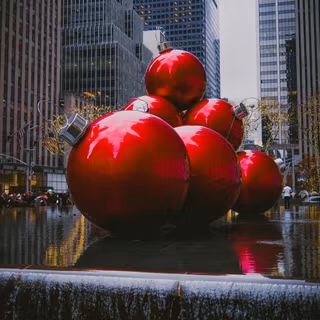 Manhattan Christmas wallpaper