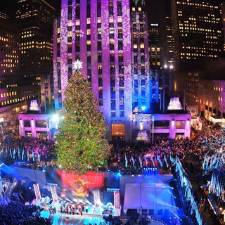 Manhattan Christmas wallpaper