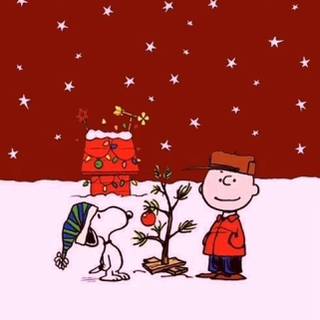 Peanuts Christmas iPhone wallpaper