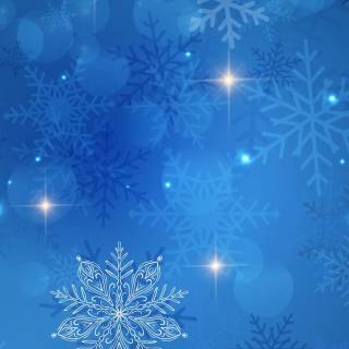 Preppy blue Christmas wallpaper