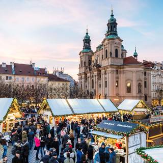 Prague Christmas wallpaper