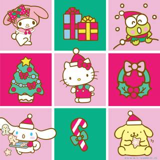 Sanrio Christmas wallpaper