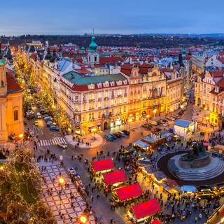 Prague Christmas wallpaper