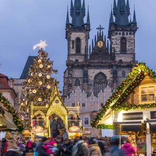 Prague Christmas wallpaper