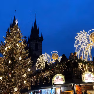 Prague Christmas wallpaper