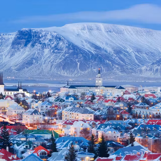 Iceland Christmas wallpaper