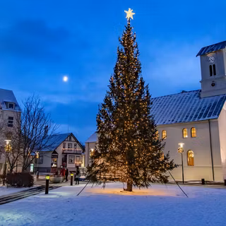 Iceland Christmas wallpaper
