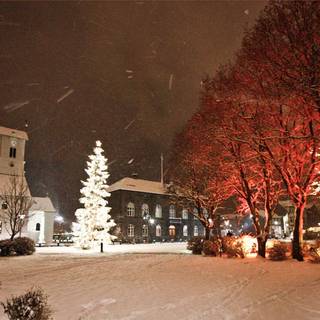 Iceland Christmas wallpaper