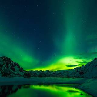 Iceland Christmas wallpaper