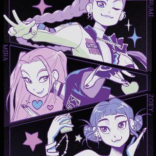 Kpop Demon Hunters Christmas wallpaper