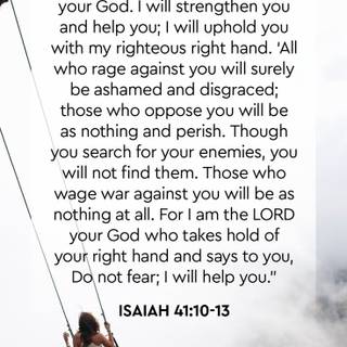 Isaiah 41:10-11 wallpaper