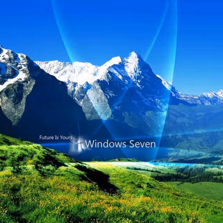 Windows 7 spring wallpaper
