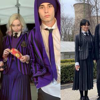 Wednesday cast wallpaper