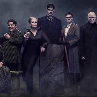 Wednesday cast wallpaper