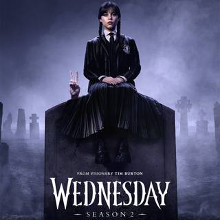 Wednesday cast wallpaper