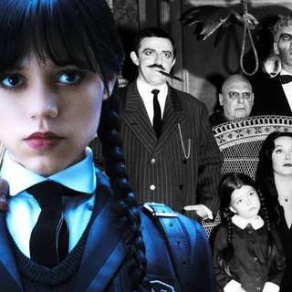 Wednesday cast wallpaper