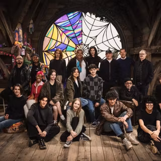 Wednesday cast wallpaper