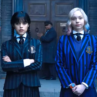 Wednesday cast wallpaper