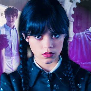 Wednesday cast wallpaper